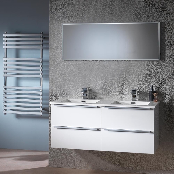 Nevada Full Length Mirror with Integrated LED Light Strip - 1200mm